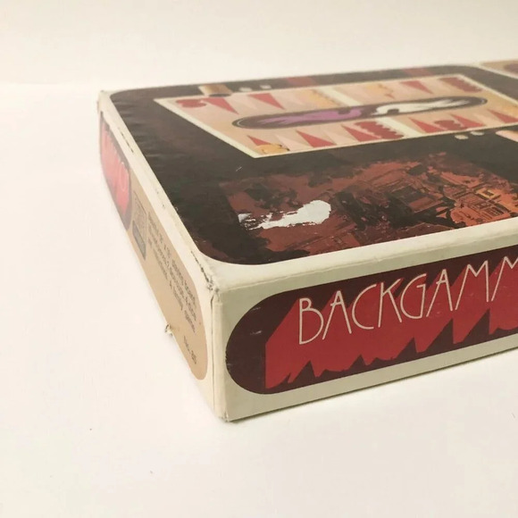 Vtg 1975 Backgammon Board Game S and R Games Selchow Righter Complete - Picture 14 of 15